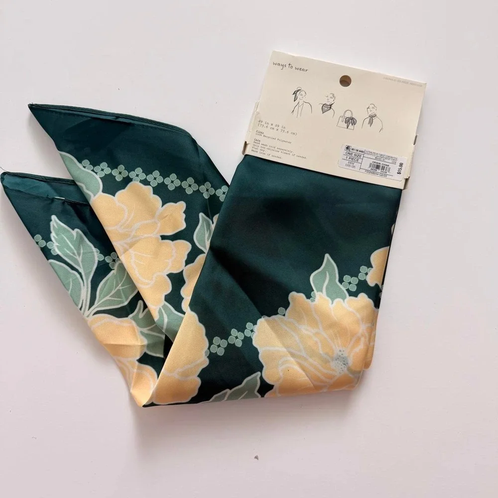 NEW A New Day Floral Scarf